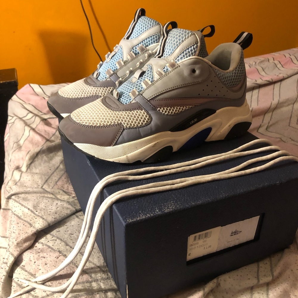B22 Dior men sneakers size 42 in other words men’s Sz 9 - Picture 2 of 7
